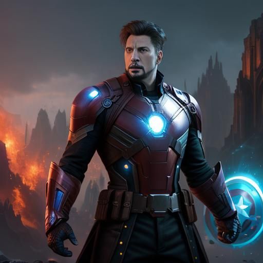 Avengers: Detailed Matte Painting in Deep Color