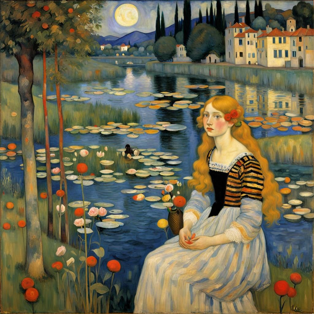 Artistic Fusion: Klee, Klimt, Renoir, and More