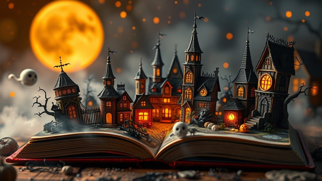 Halloween World Emerges in Cel-Shaded Fantasy Art