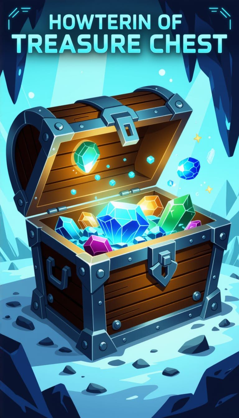 Futuristic Treasure Chest of Alien Artifacts