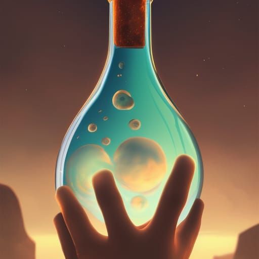 Creation of Mankind in Glass Bottles