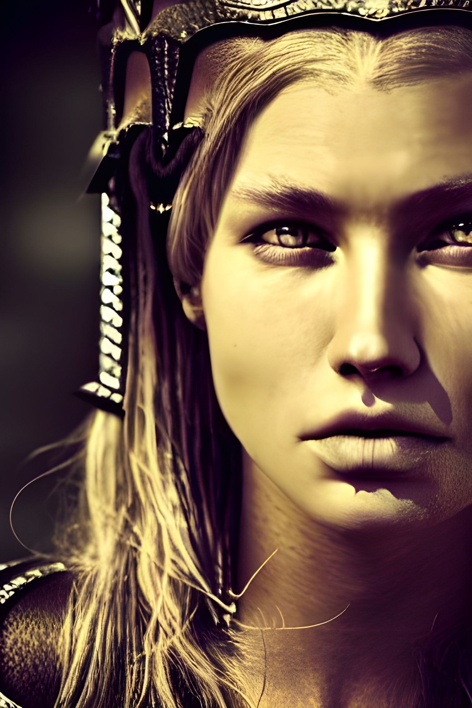 Viking Woman Portrait in Photorealistic 8k Detail