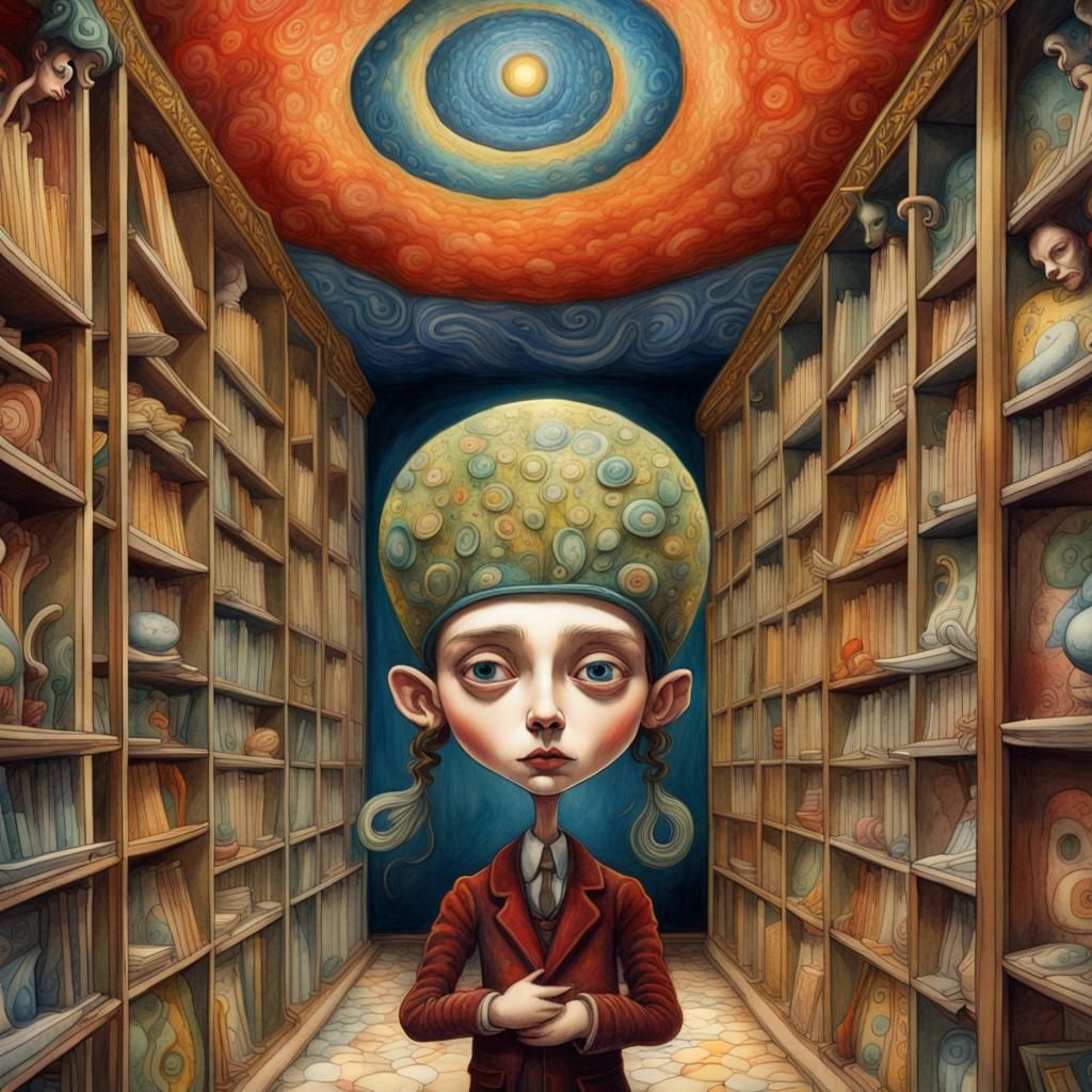 Dreamlike Storybook Illustration in Anime Style