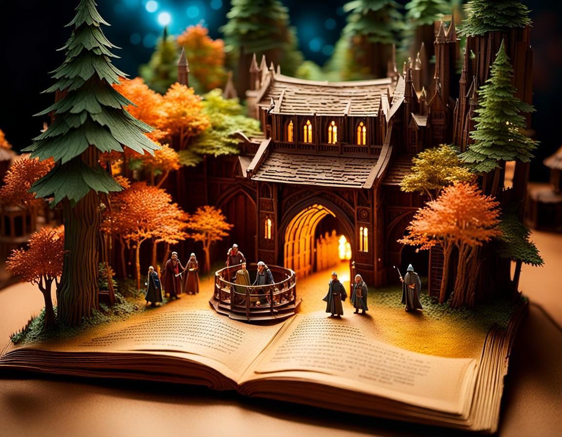 Magical Lord of the Rings Pop-Up Book