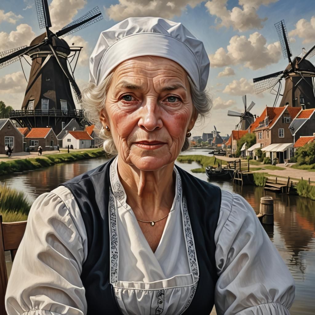 Dutch Golden Age Portrait of Elderly Woman