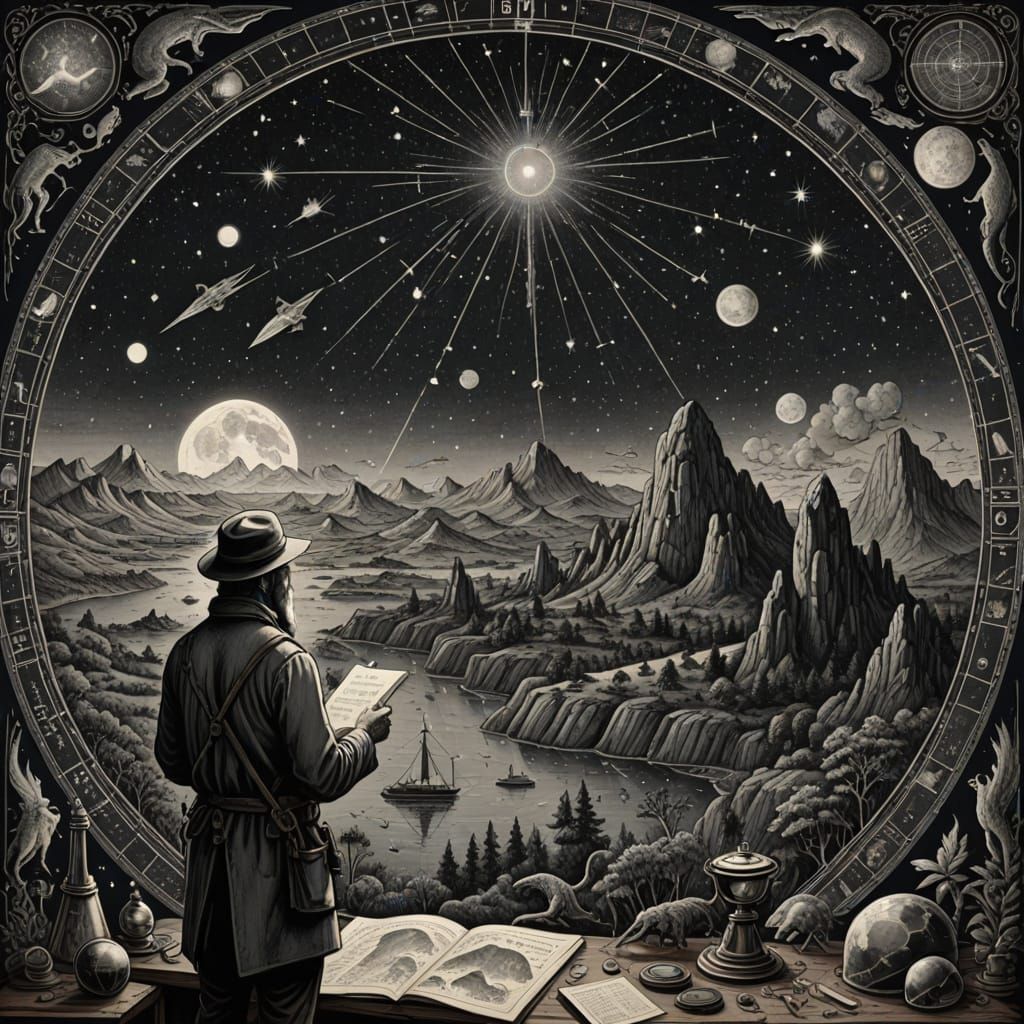 Celestial Lighthouse Keeper Observes Jurassic Meteor Shower