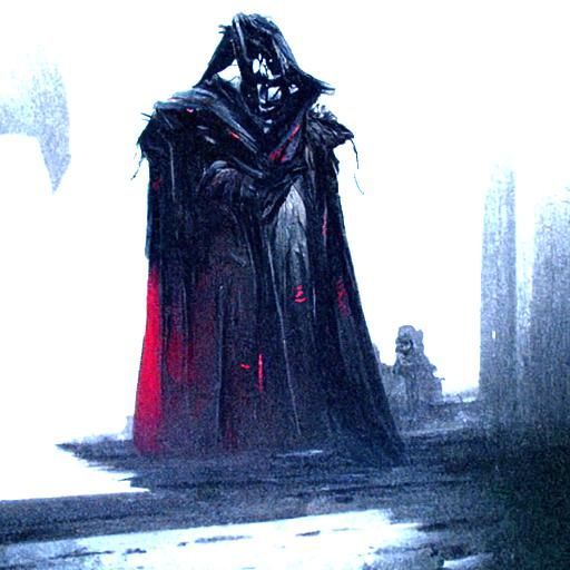 Sinister Figure in Dark Fantasy Style