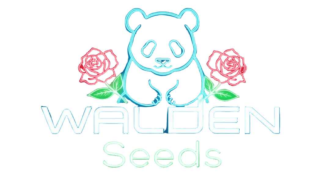 Neon Logo Design for Walden Seeds