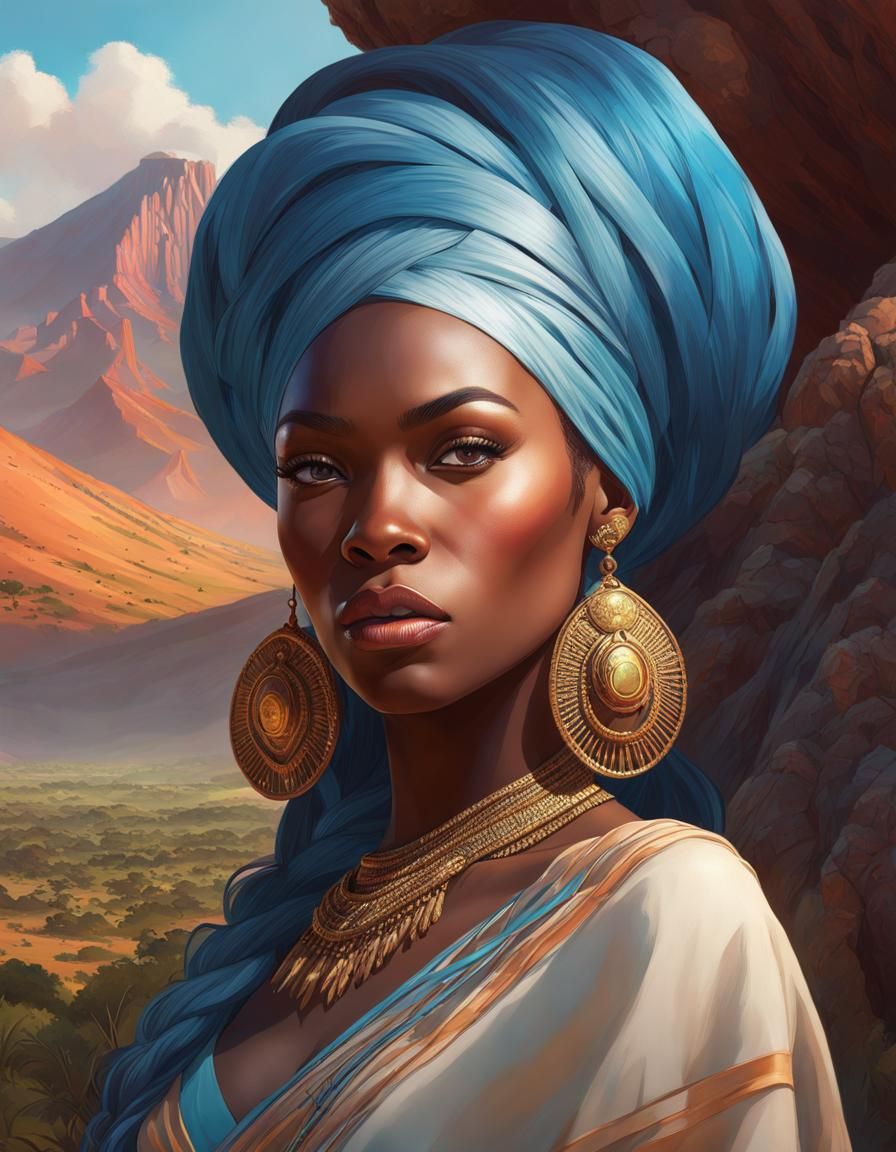 African Savannah: Portrait in Unreal Engine 5