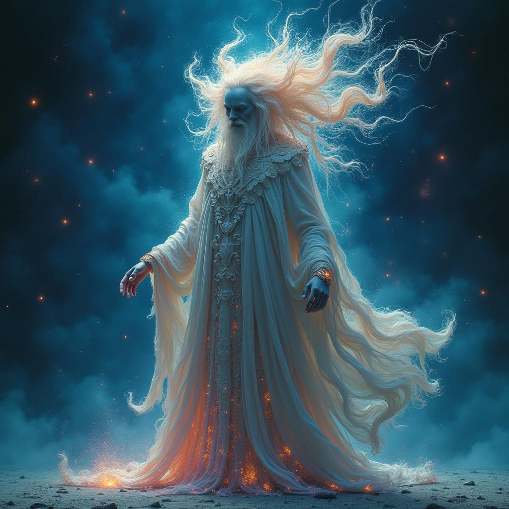 Mystical Being at the Edge of Dreamscape