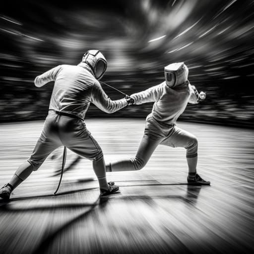 Hyperrealistic Fencing Sport in High Definition