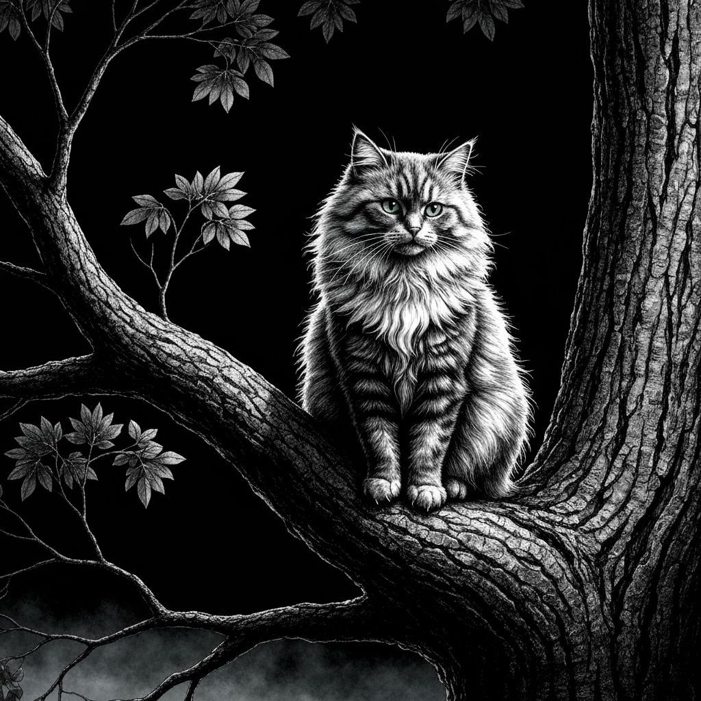 Cat in a Tree 2