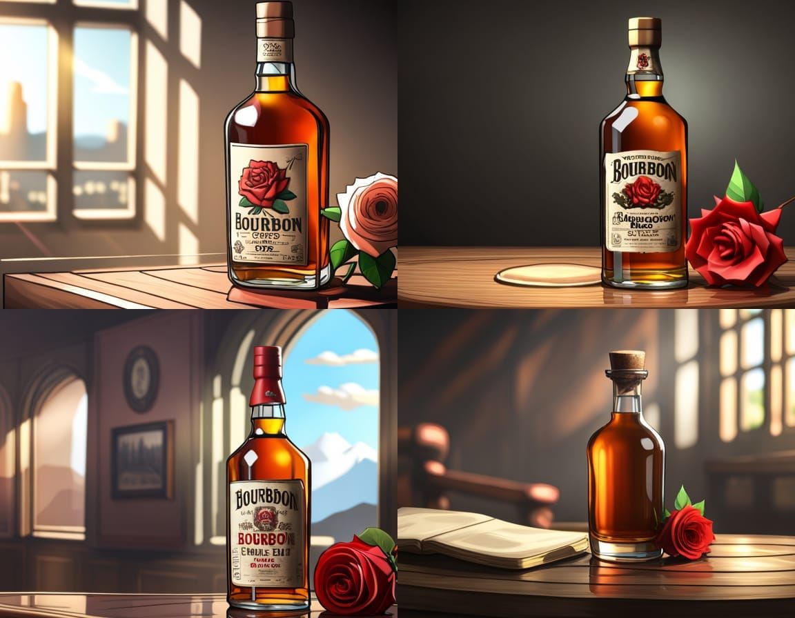 Rude Act with Bourbon and Roses, Concept Art