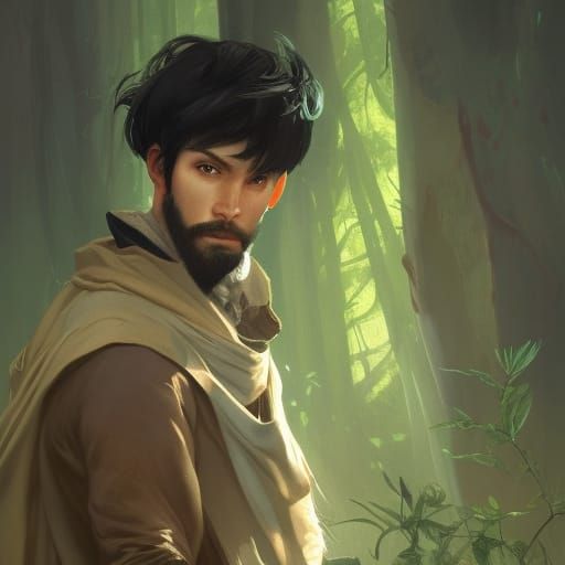 Ranger Portrait in Art Nouveau Style