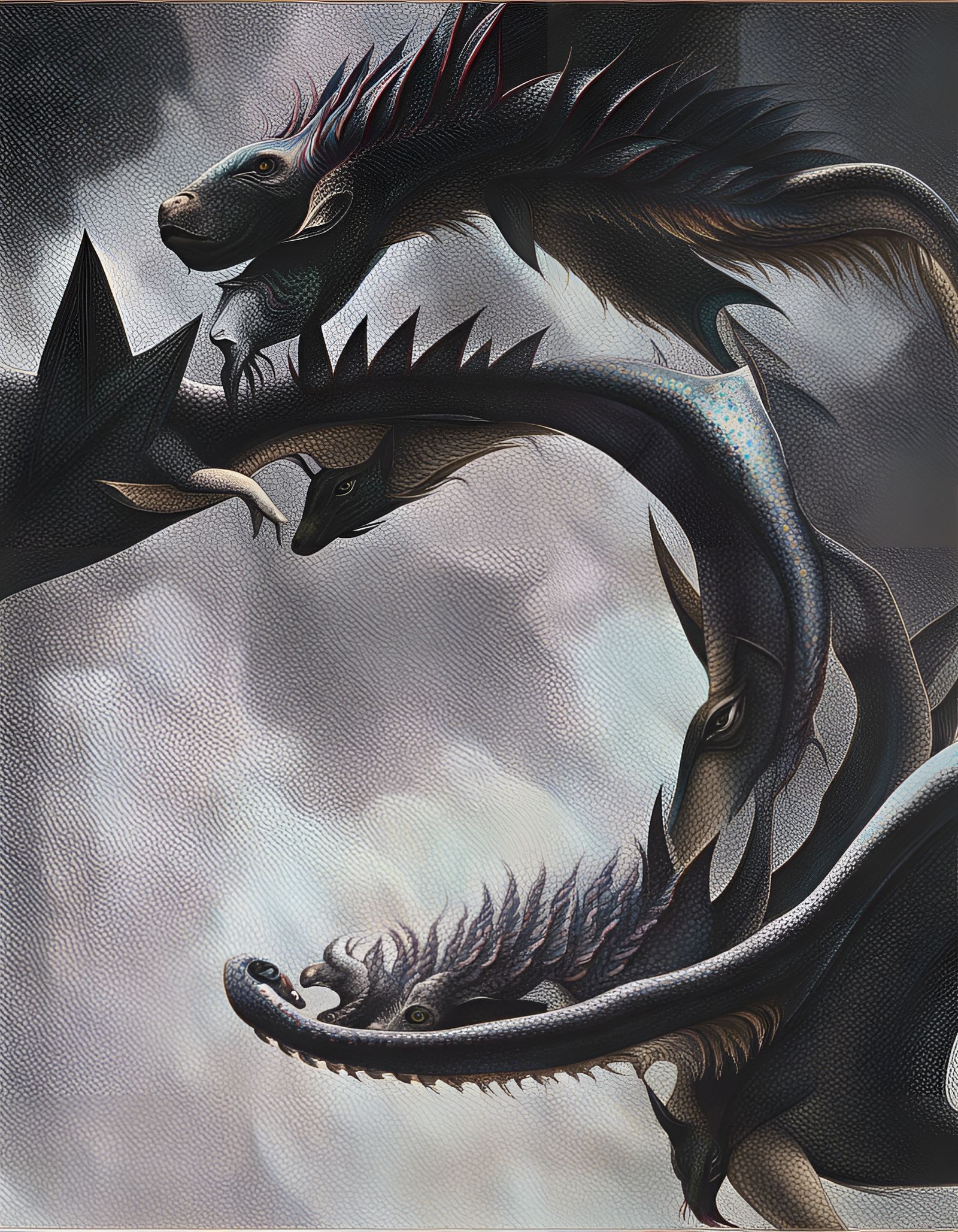 Exotic Alien Creatures in a Hyperreal 3D Render