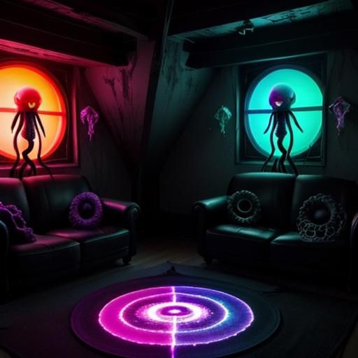 Surreal Alien Therapists Host Supper in Another Dimension