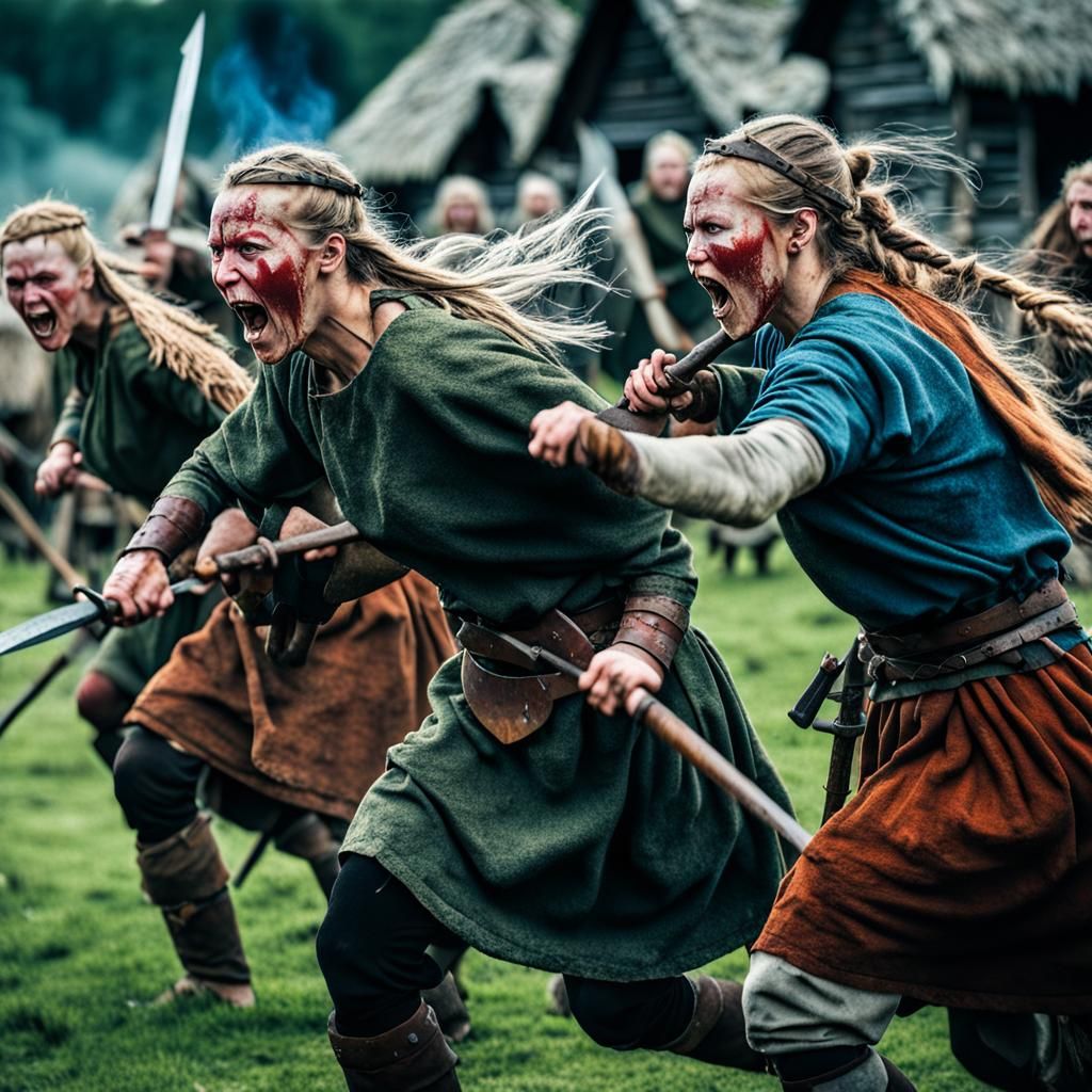 Young viking woman