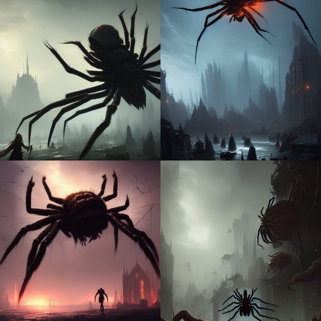 Giant spider apocalypse