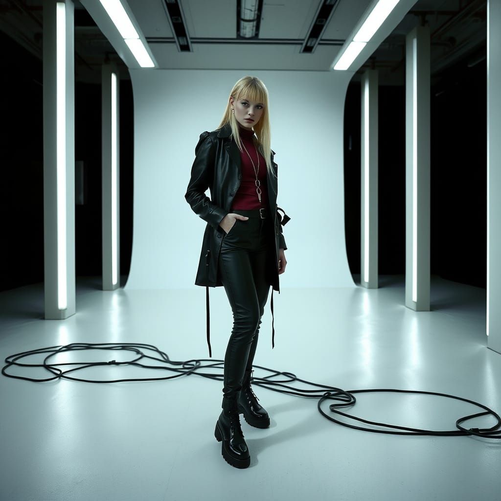 Billie Eilish in Avant-Garde Outfit