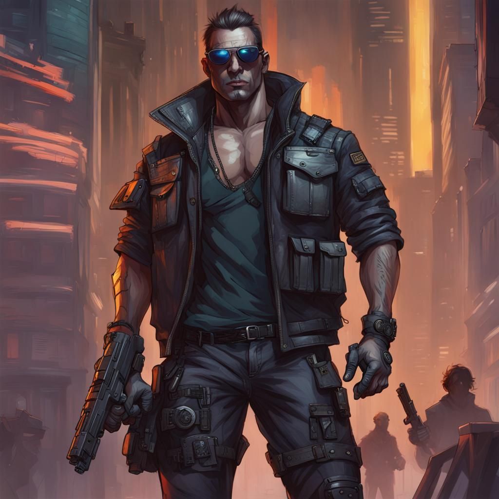Shadowrunner; armour jacket