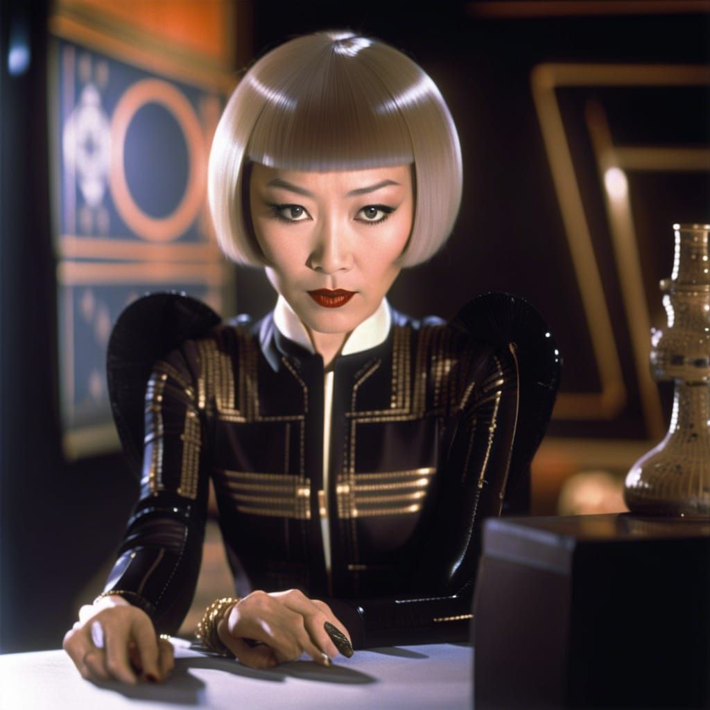 Anna May Wong in Cyberpunk Fashion