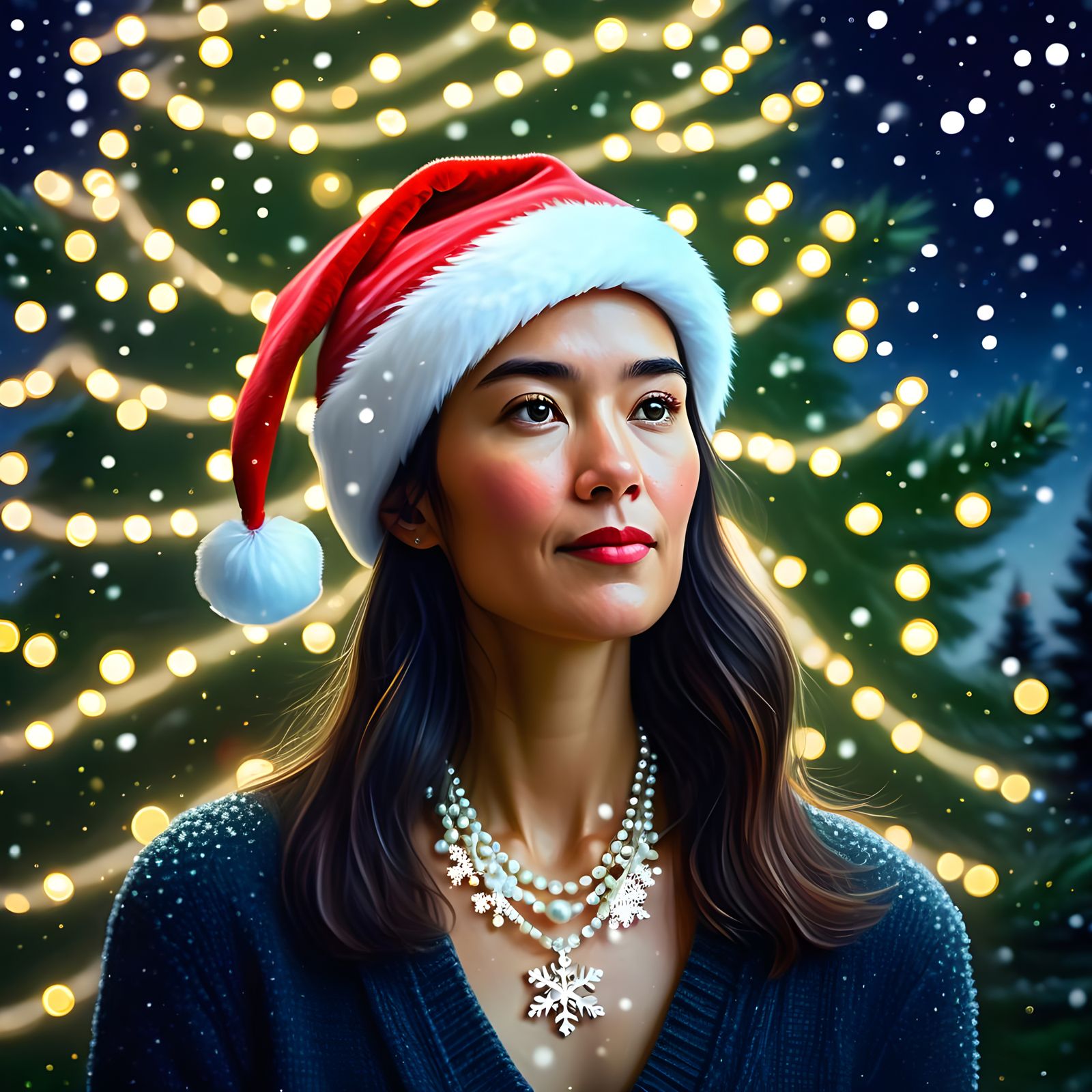 Winter Christmas Landscape on Oahu's North Shore