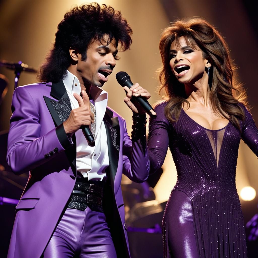 Prince Performs Purple Rain in Concert