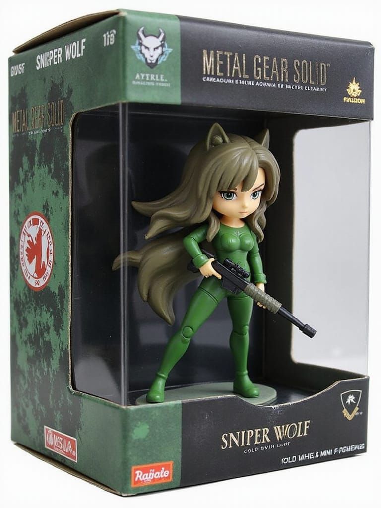 Metal Gear Solid Sniper Wolf Miniature in Exquisite Detail