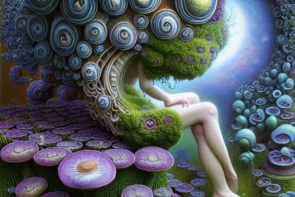 Blue Mushroom Dell