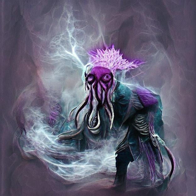 Eldritch Mindflayer: Cosmic Horror from the Void