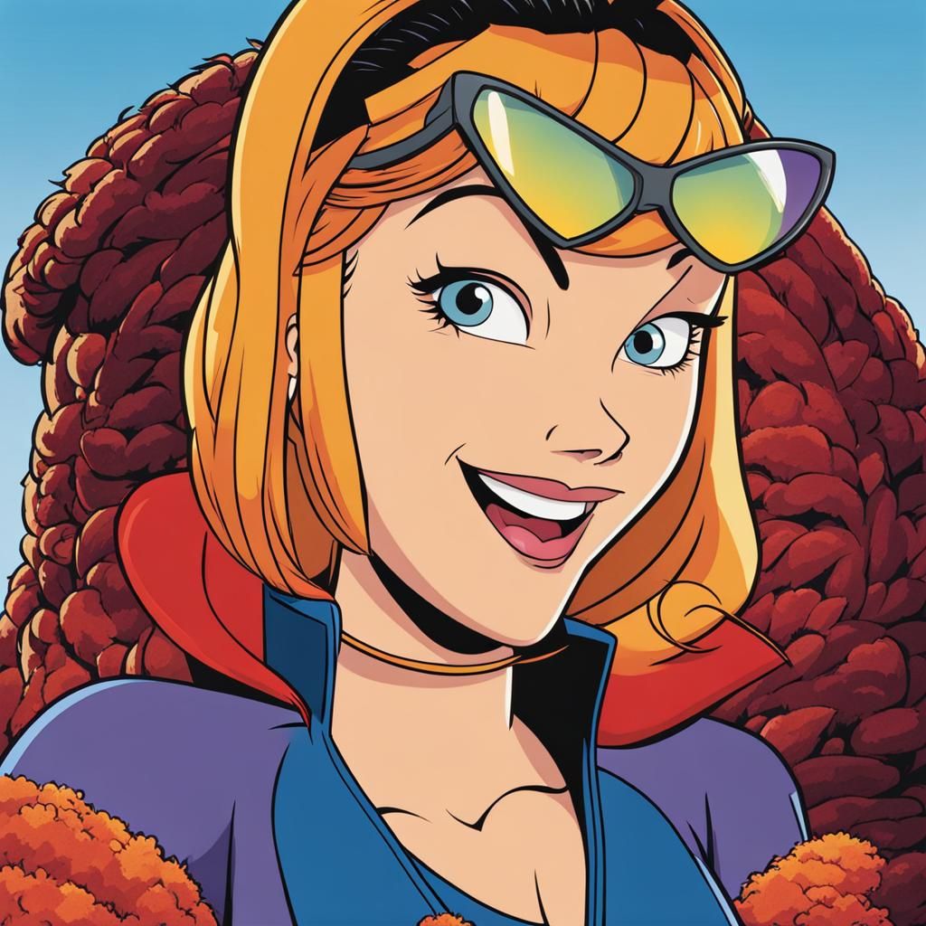 Hayley Smith Animated Character with Rebellious Energy