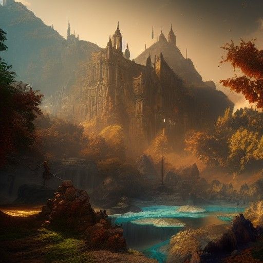 Fantasy Castle Concept Art in Unreal Engine 5