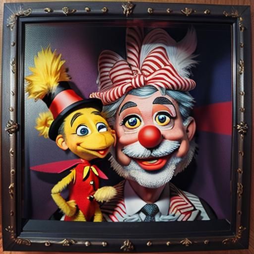 Photorealistic Dr. Seuss Puppet in 3D