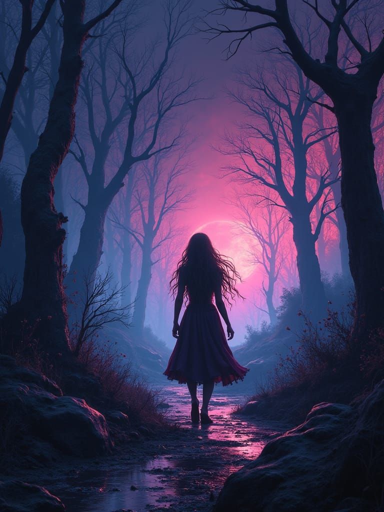 Sorcery Goddess in Post-Apocalyptic Hellscape