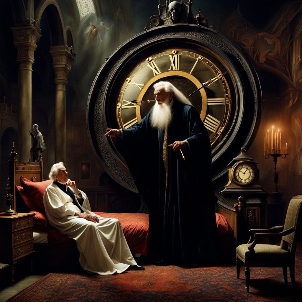 Death and the Old Man: Gothic Art