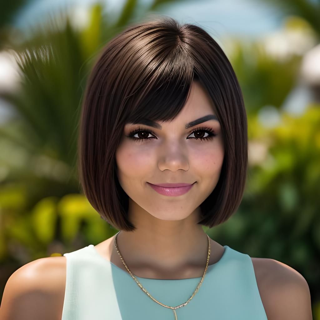 Victoria Justice in the Bahamas: Professional Portrait