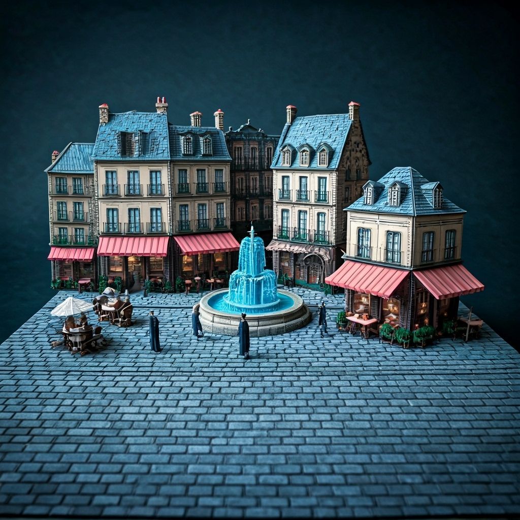 Origami town