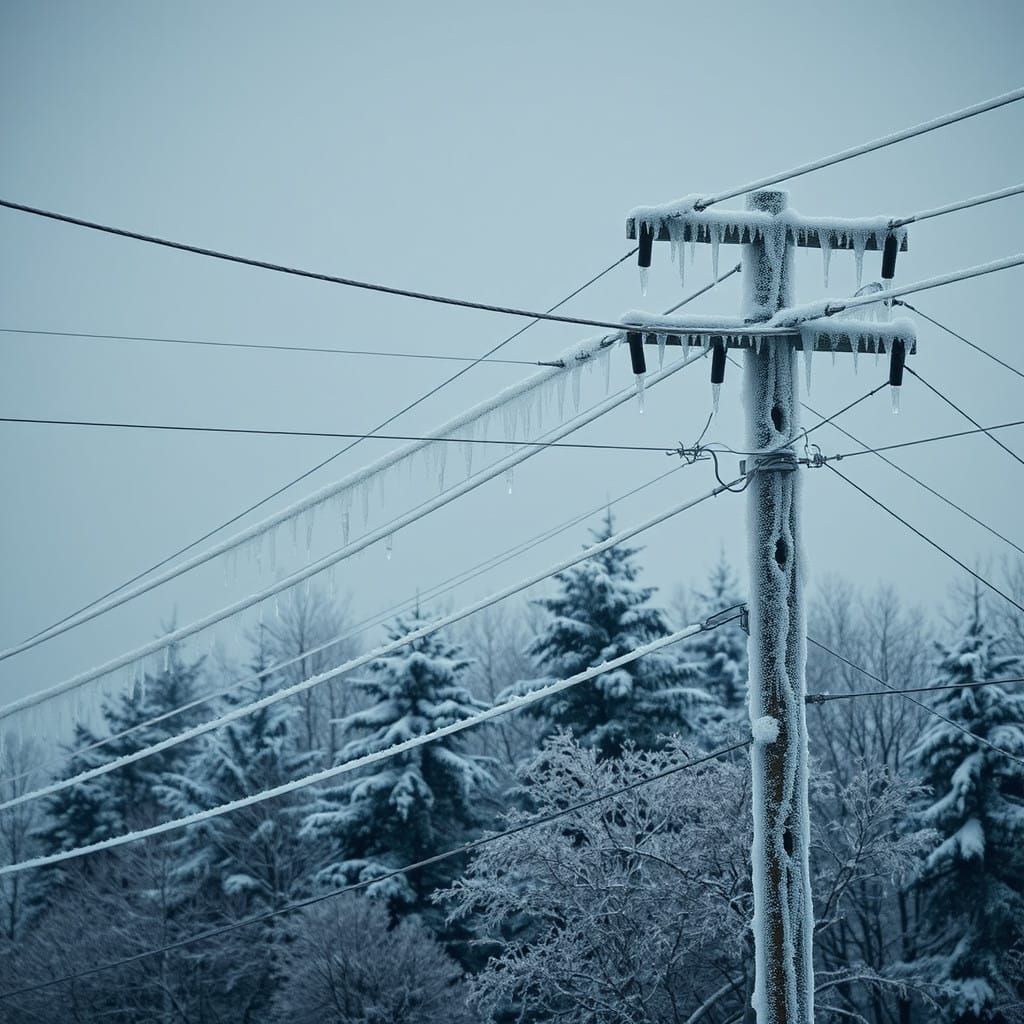 Winter Stormscape in Hyperrealistic Detail