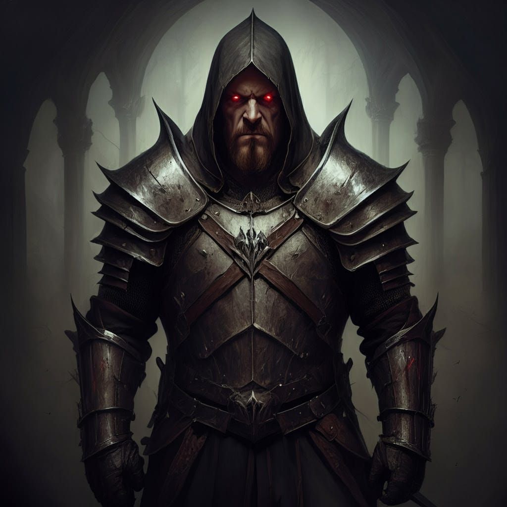 Dark Fantasy Scene in Grimdark Style