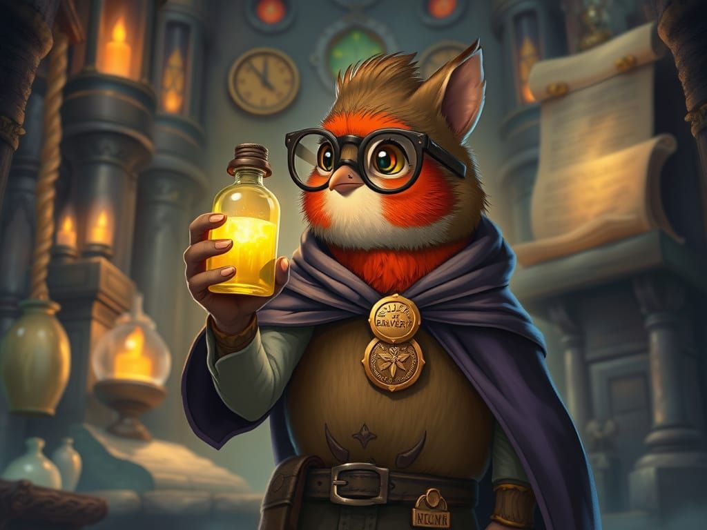 Robin Alchemist Presents Elixir of Bravery