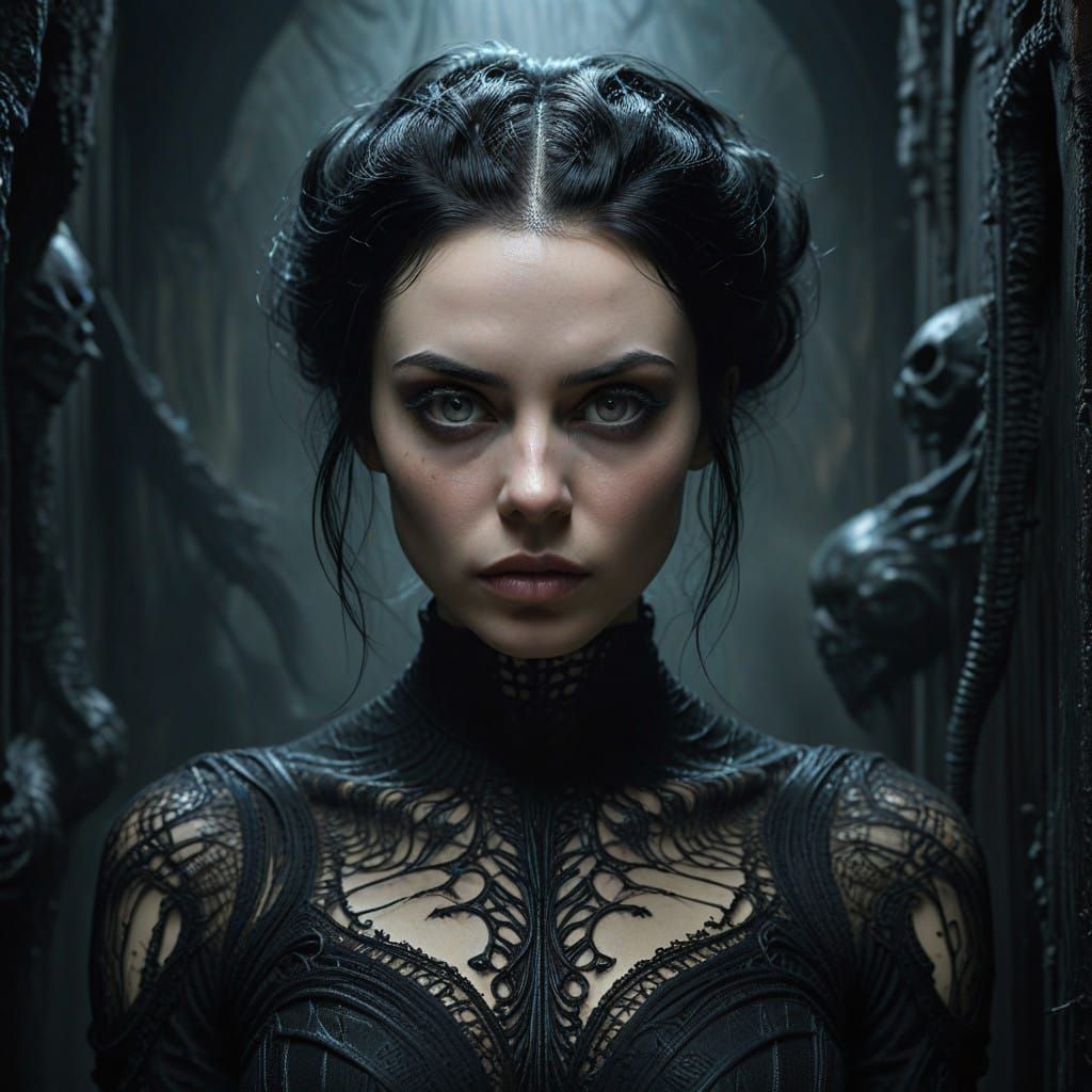 The goth woman