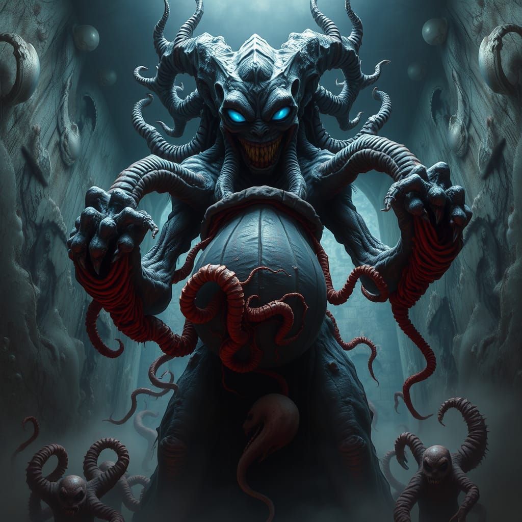 Ethereal Goddess of Mutant Creatures in Agony