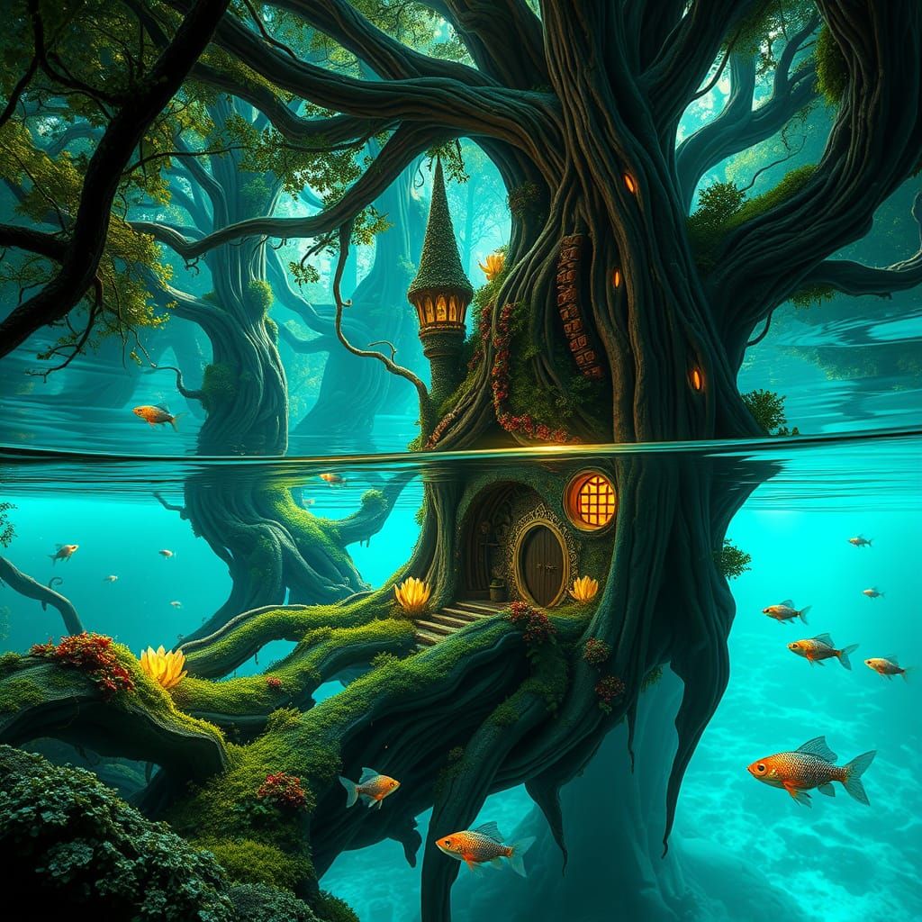Primeval Forest Cities Rise in Whimsical Harmony