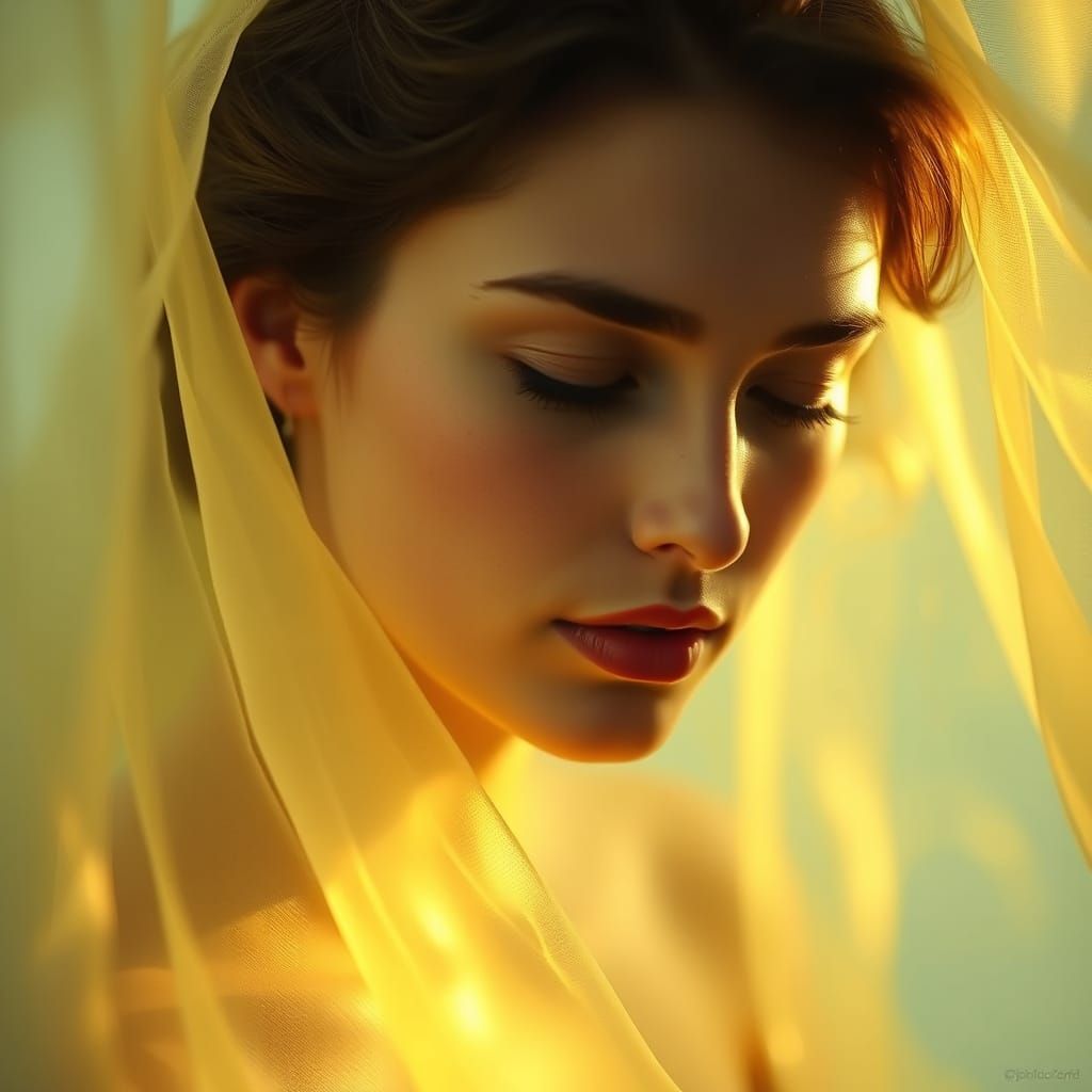 A Woman Lost in Quiet Contemplation