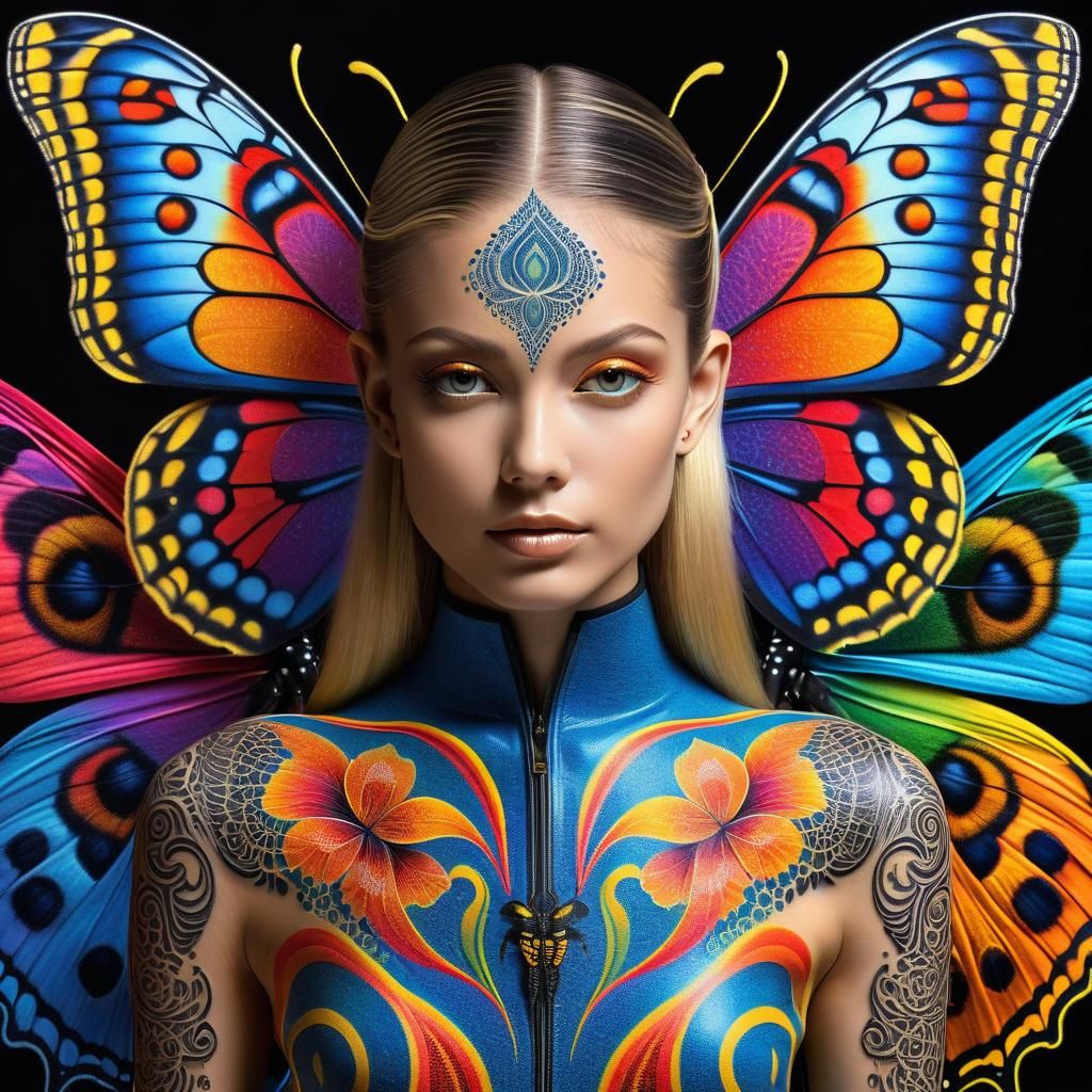 stippling stipple texture Body tattoos Intricate fractals ta...
