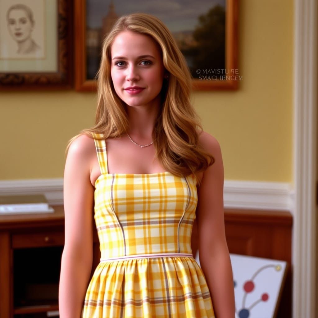 Alicia Silverstone in Clueless Inspired Style