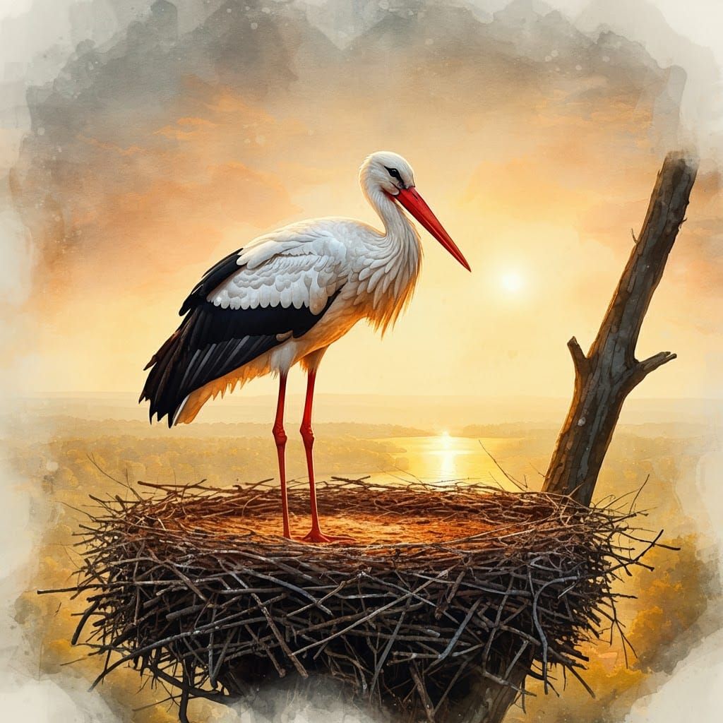 White stork