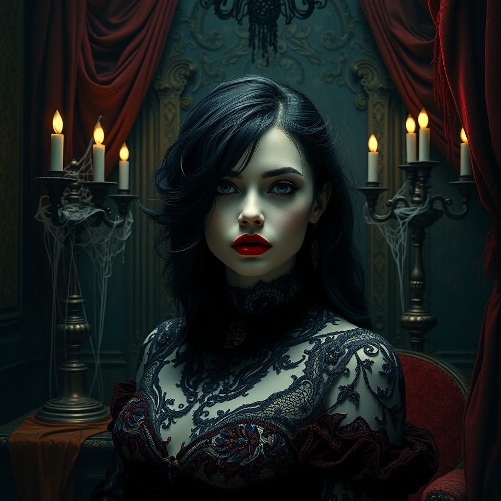 Portrait of a Gothic Woman