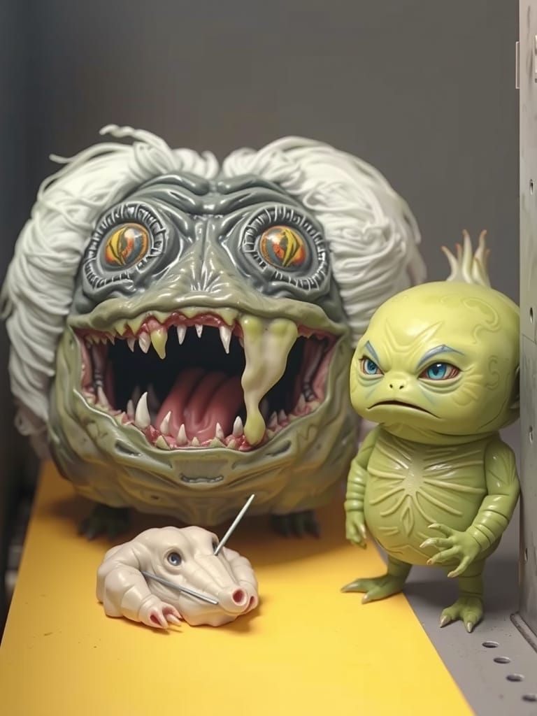 Grotesque Voodoo Monstrosities in Dark Noir Dystopia