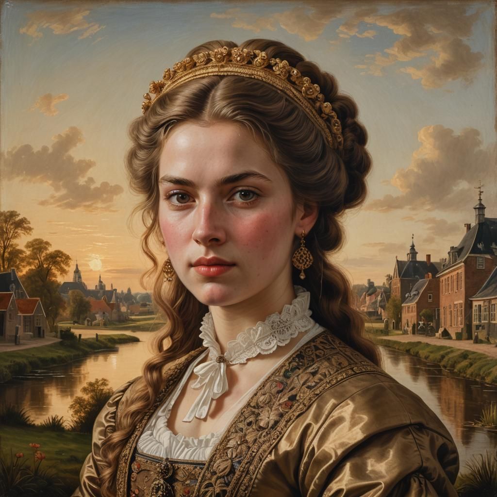 Dutch Golden Age Portrait of Pieternella Wouters Aleman